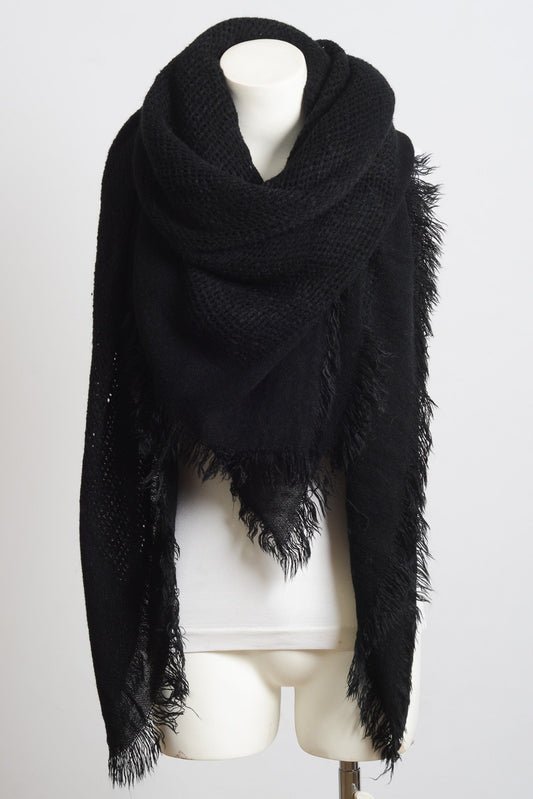 Open Weave Square Scarf